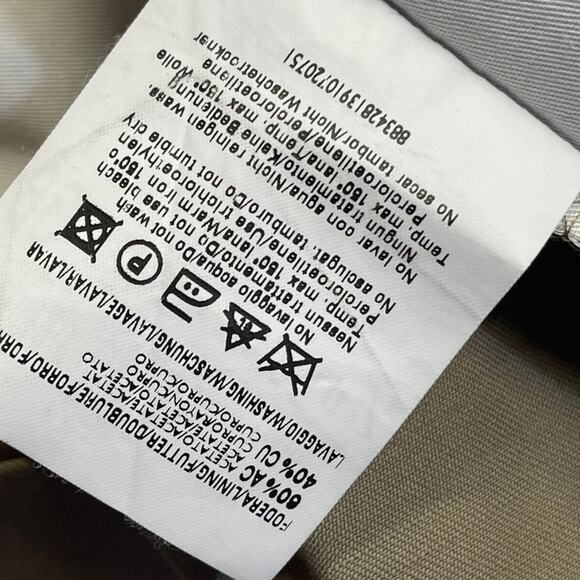 Zanella Italian Mens Dress Trousers 38 Wool Beige Pleated Formal Business Pants - Picture 12 of 12